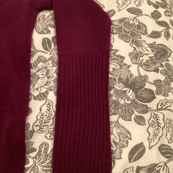 Cashmere boatneck sweater, berry, size s - Picture 3 of 3